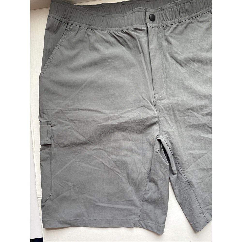 Reel Life men's gray comfort waist shorts size XXL line utility pockets - Picture 5 of 9